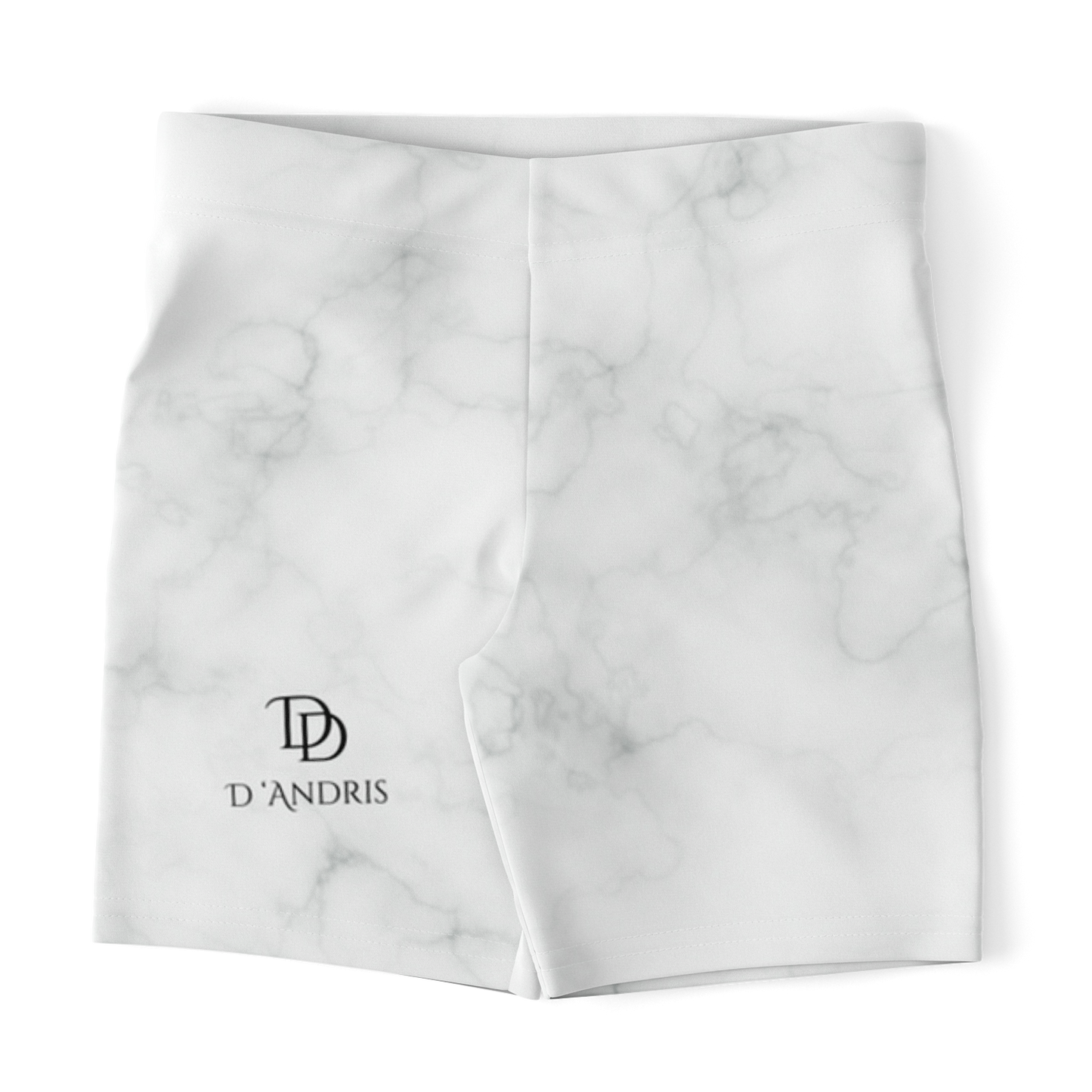 White Marble Legging Shorts