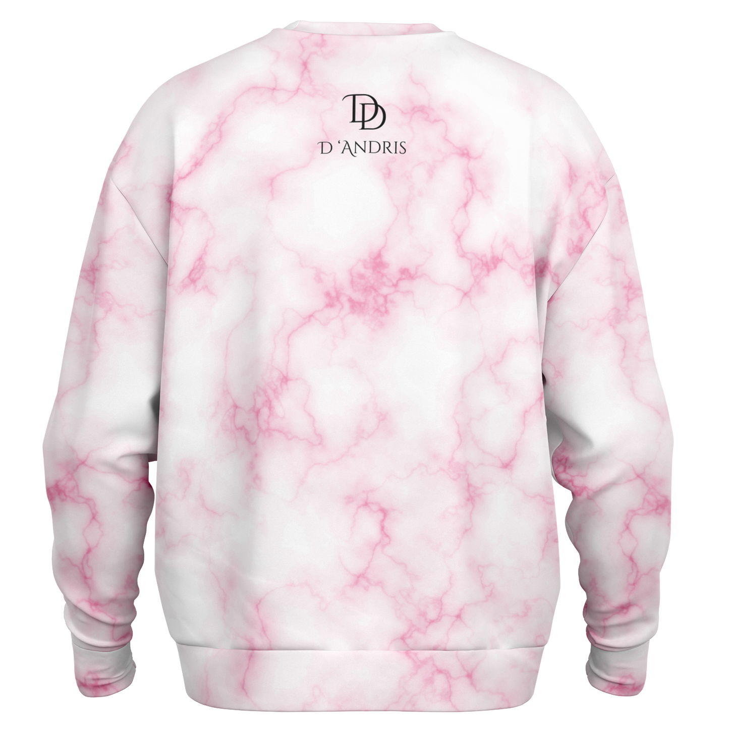 Pink Marble Heavyweight Over-sized Sweatshirt