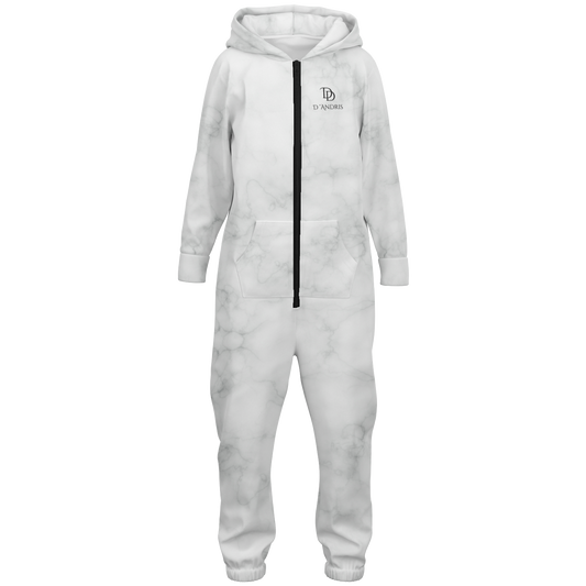 White Marble Youth Jumpsuit