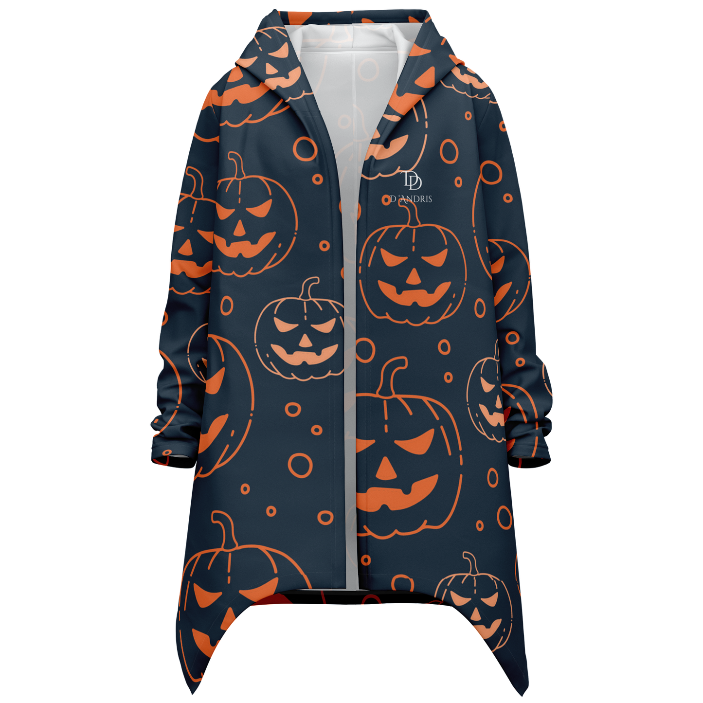 Halloween Jack-O-Lantern Heavyweight Elongated Cloak