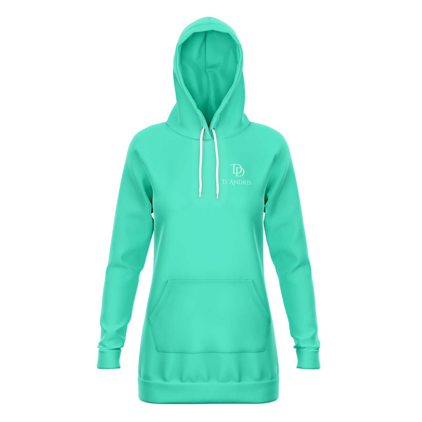 Mint Longline Hoodie
