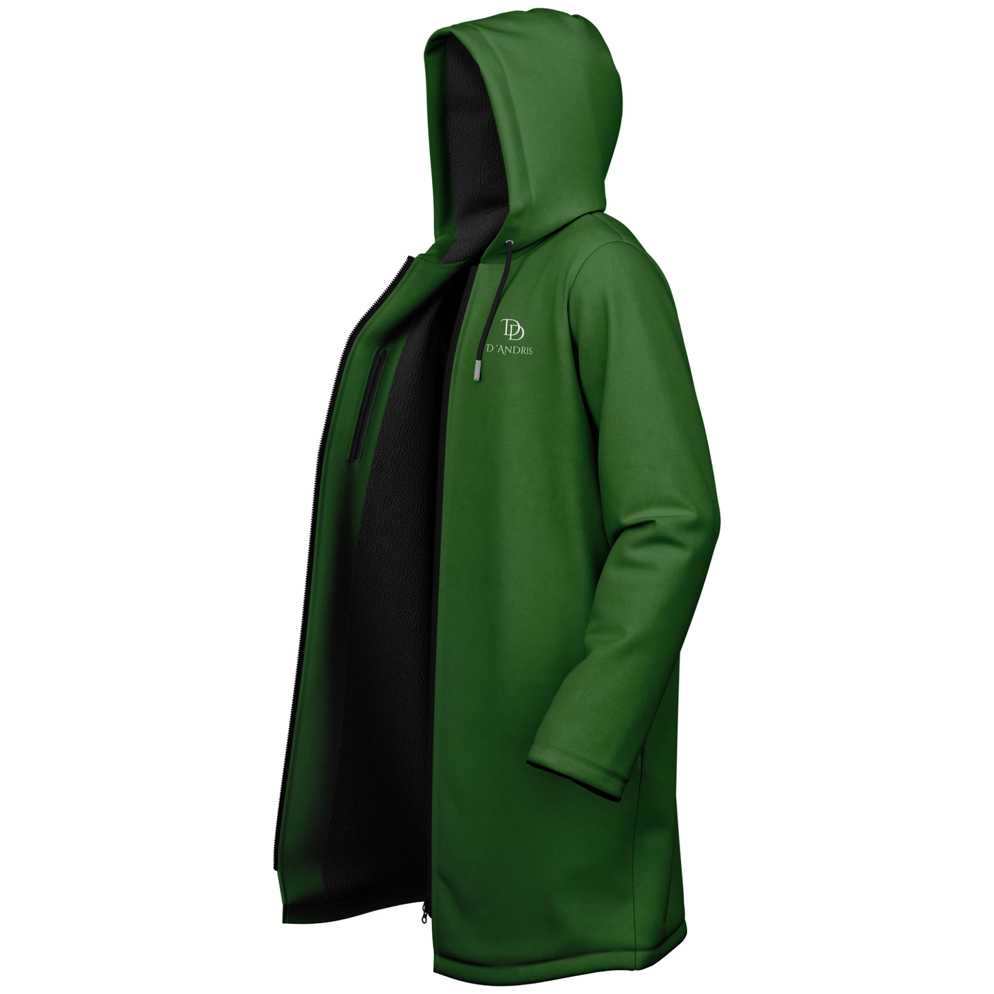 Green Zipper Cloak