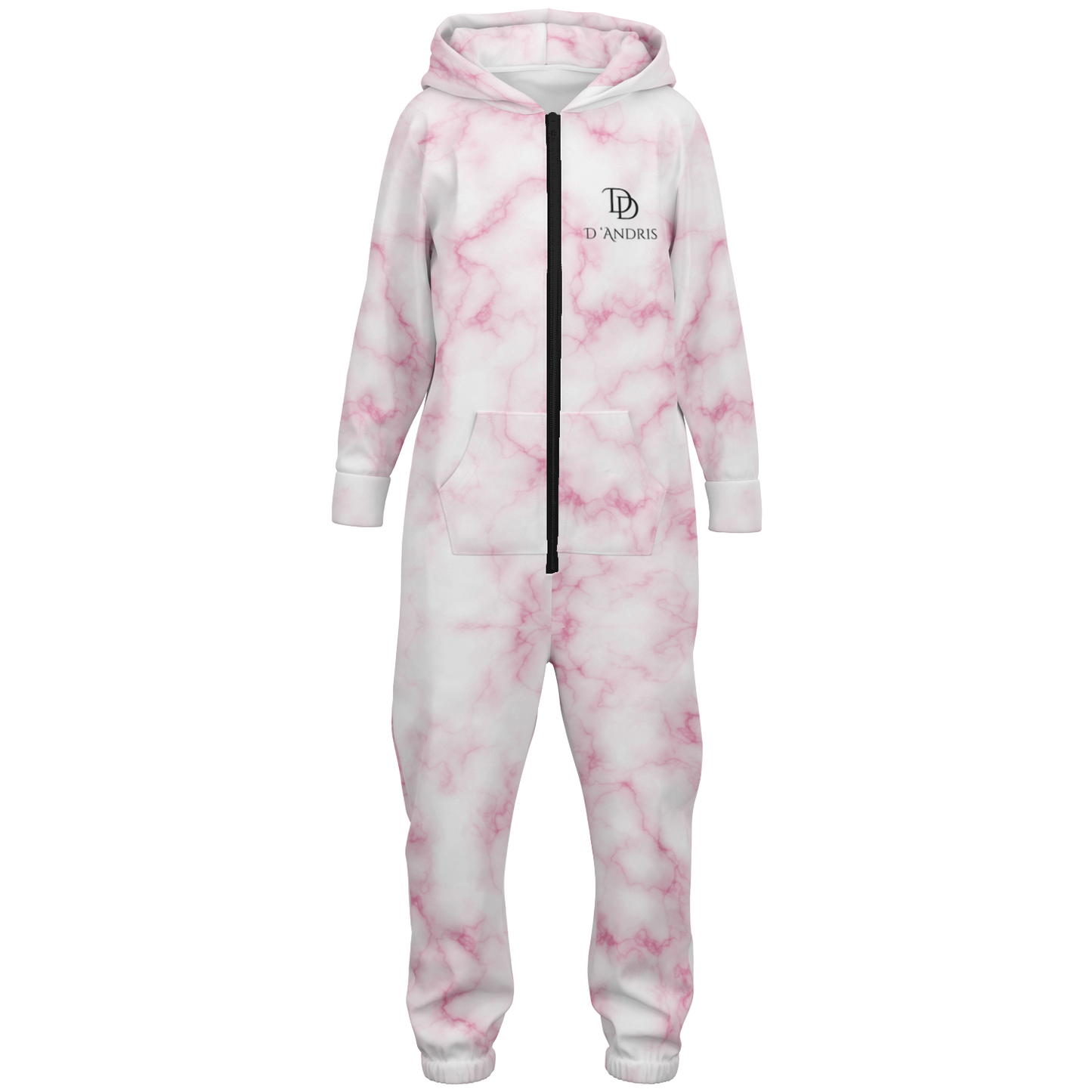 Pink Marble Kids Jumpsuit