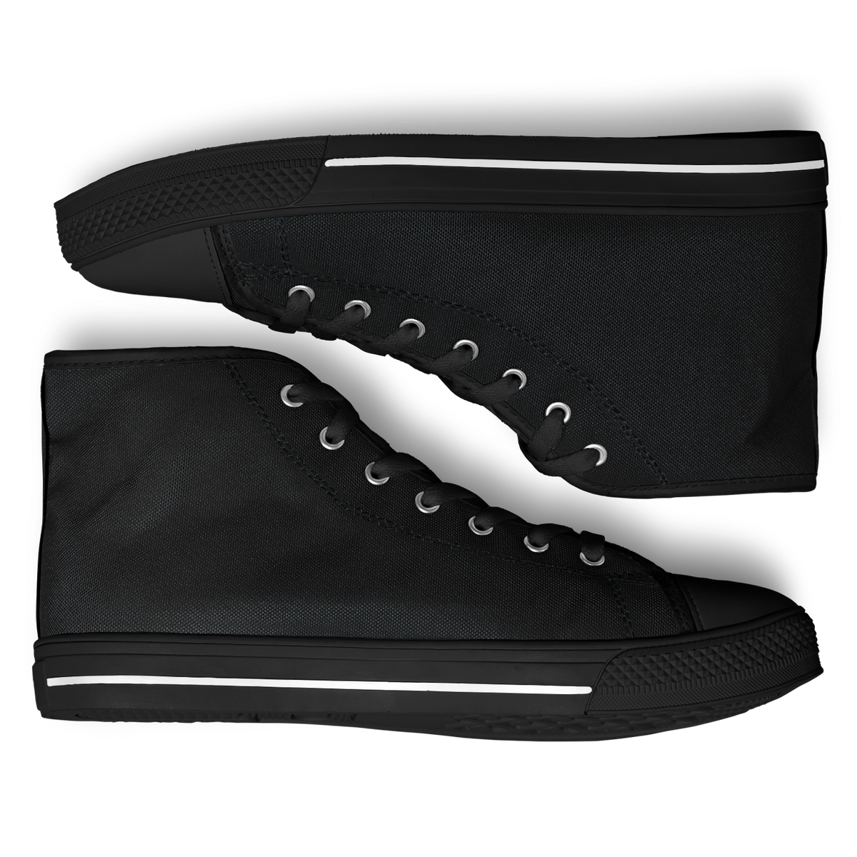 Black High Top Shoes