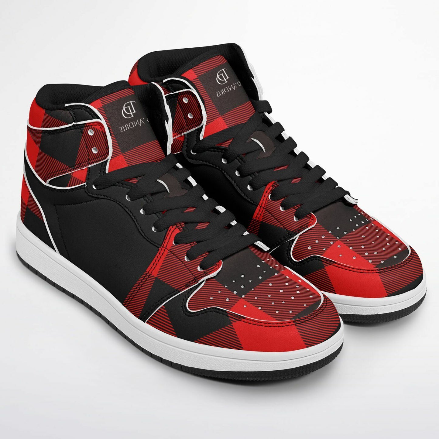 Plaid High Top Shoes