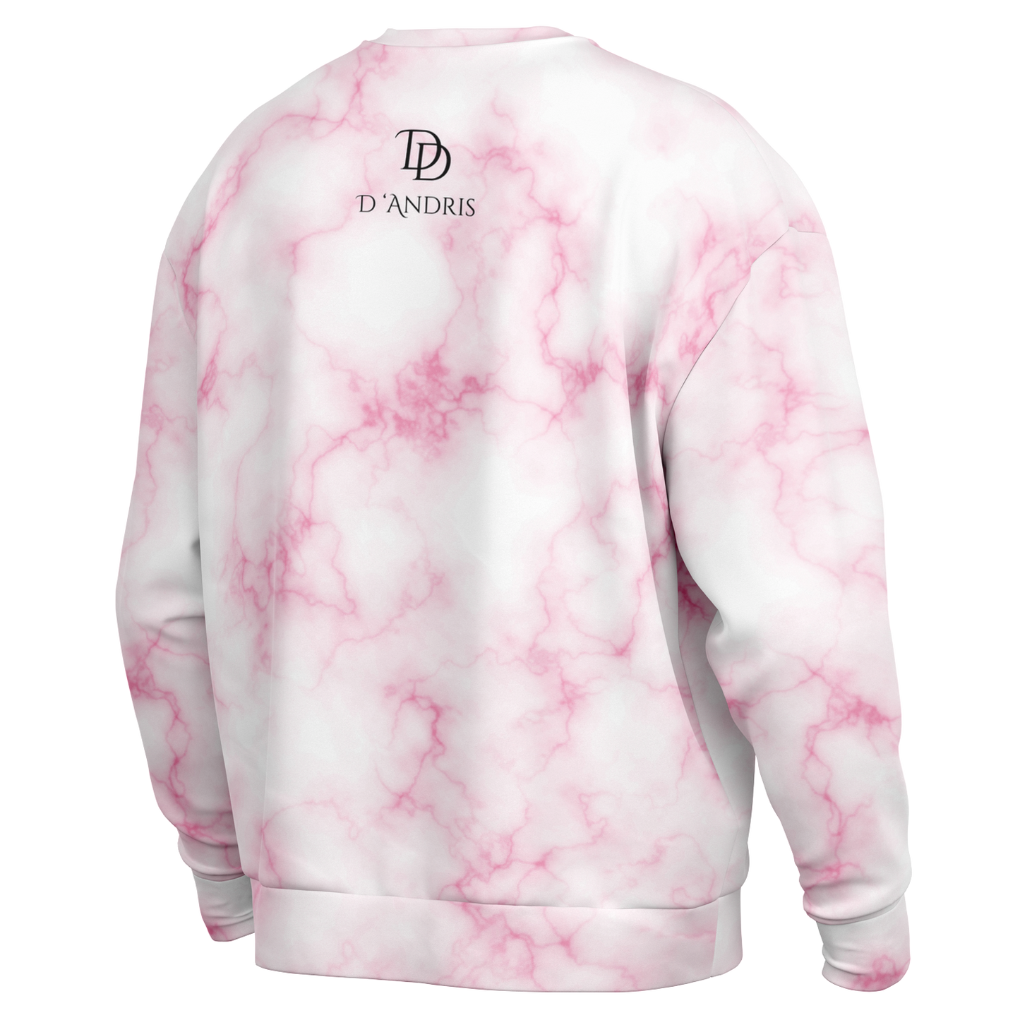 Pink Marble Heavyweight Over-sized Sweatshirt