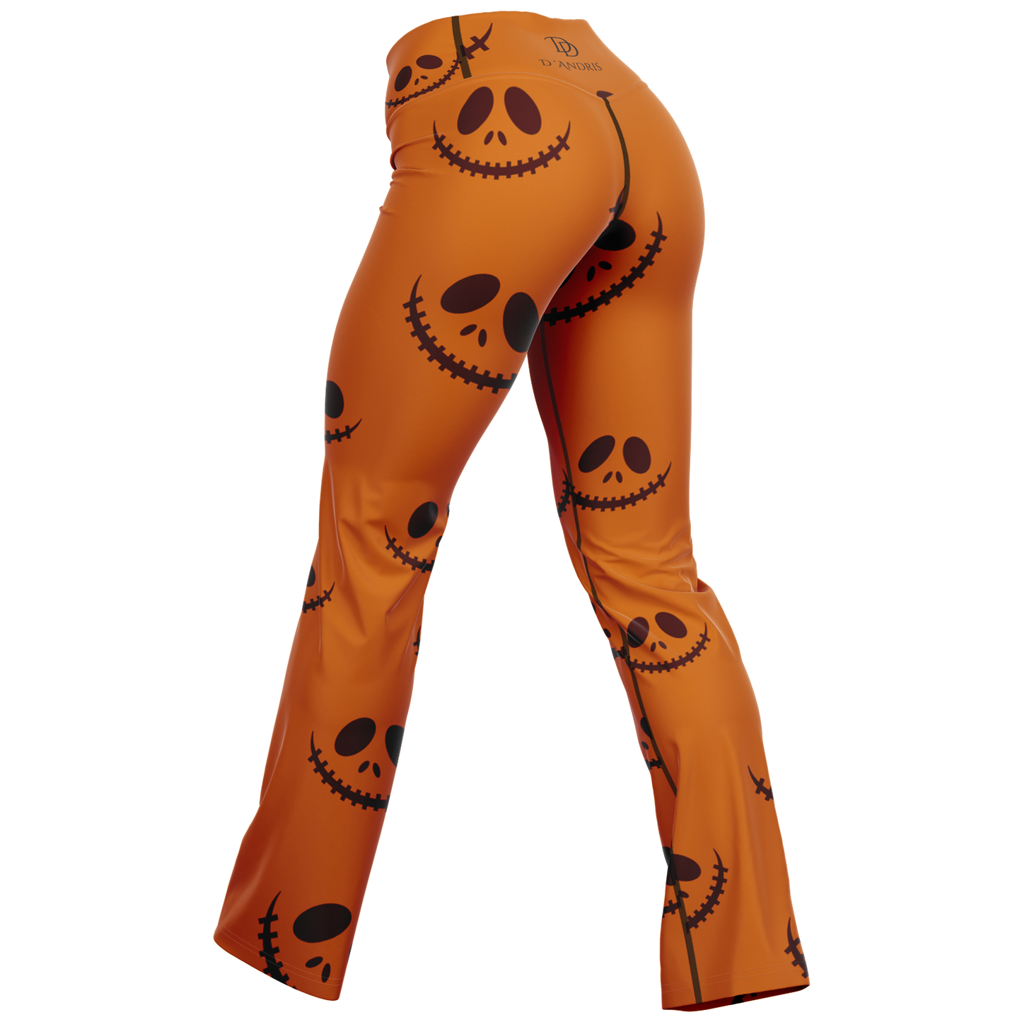 Halloween Jack's Smile Flare Leggings