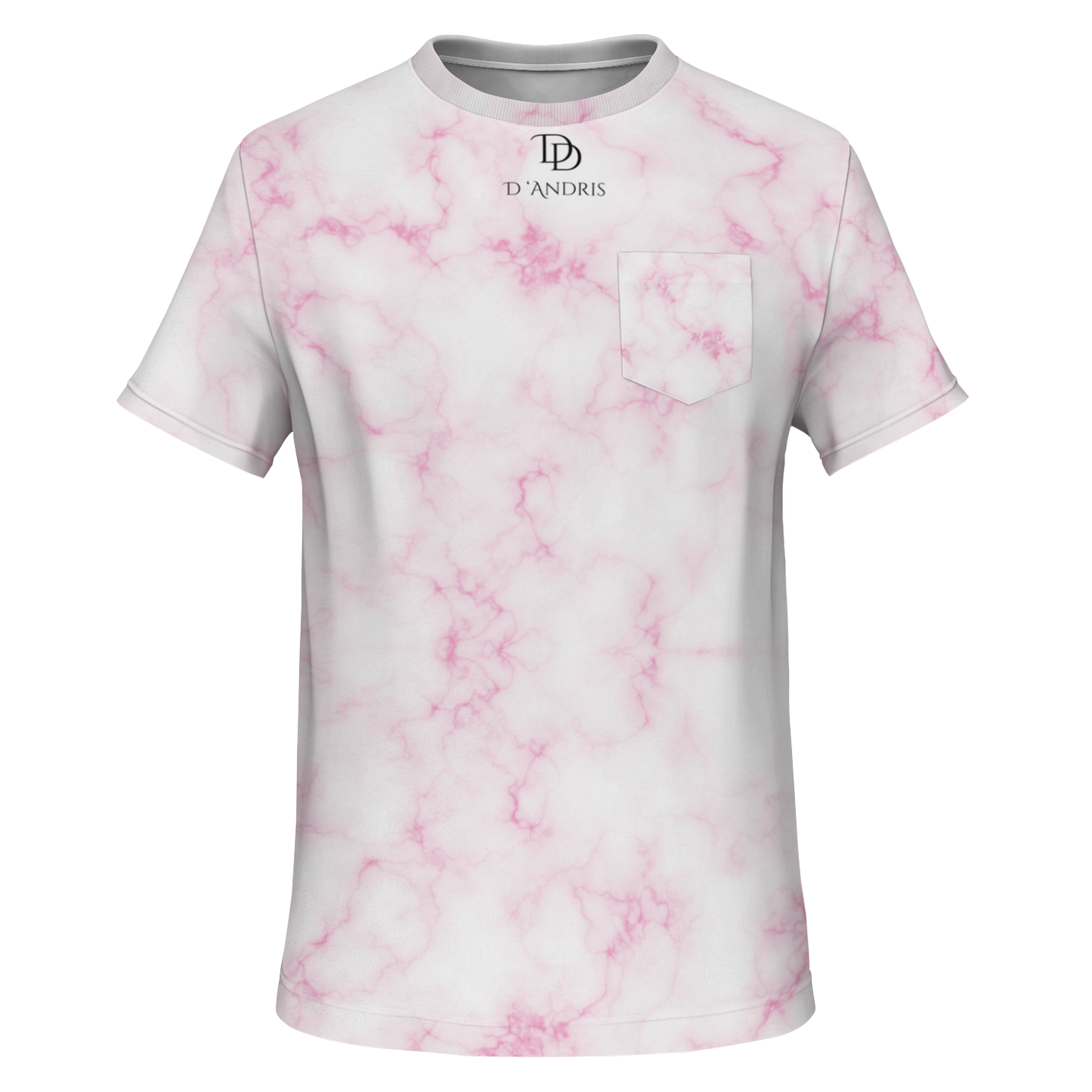 Pink Marble Pocket T-shirt