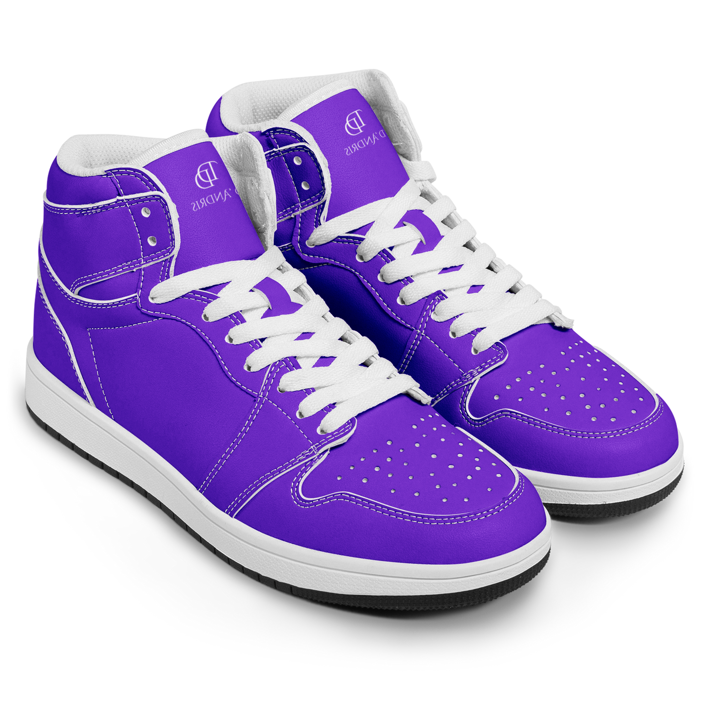Purple High Top Shoes