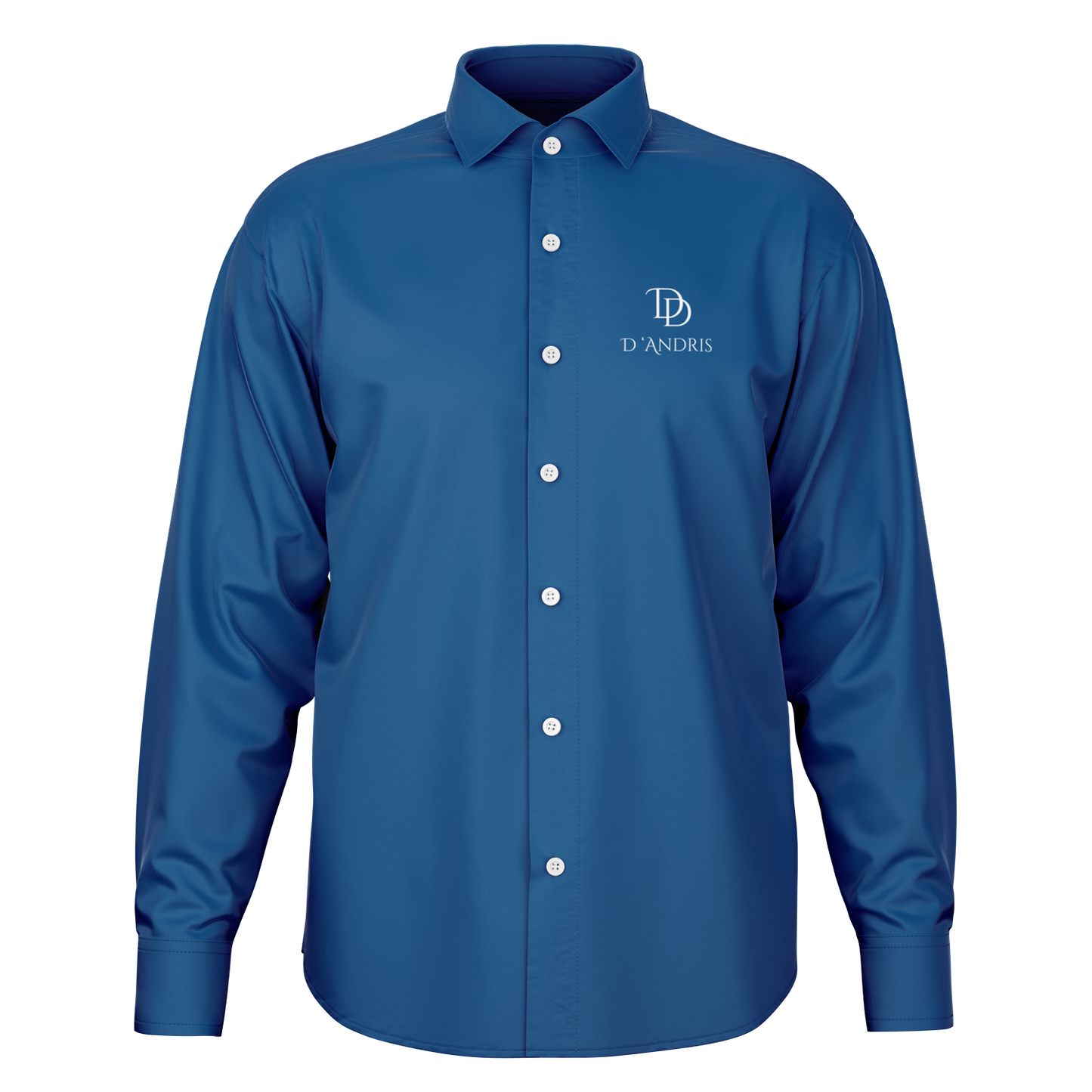Blue Long Sleeve Button Down Shirt