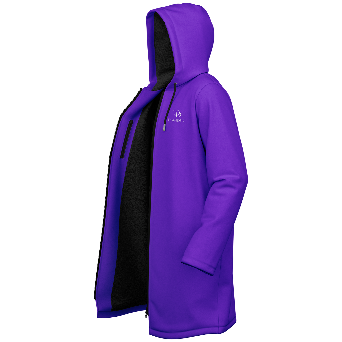 Purple Zipper Cloak