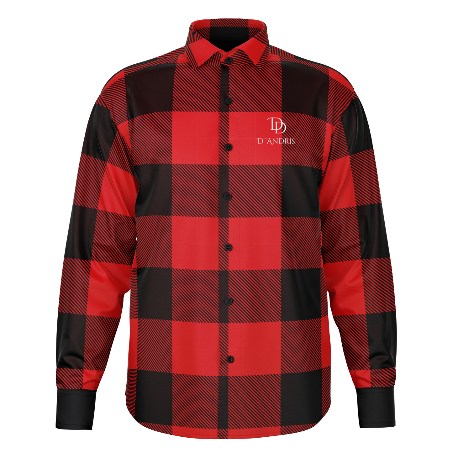 Plaid Long Sleeve Button Down Shirt
