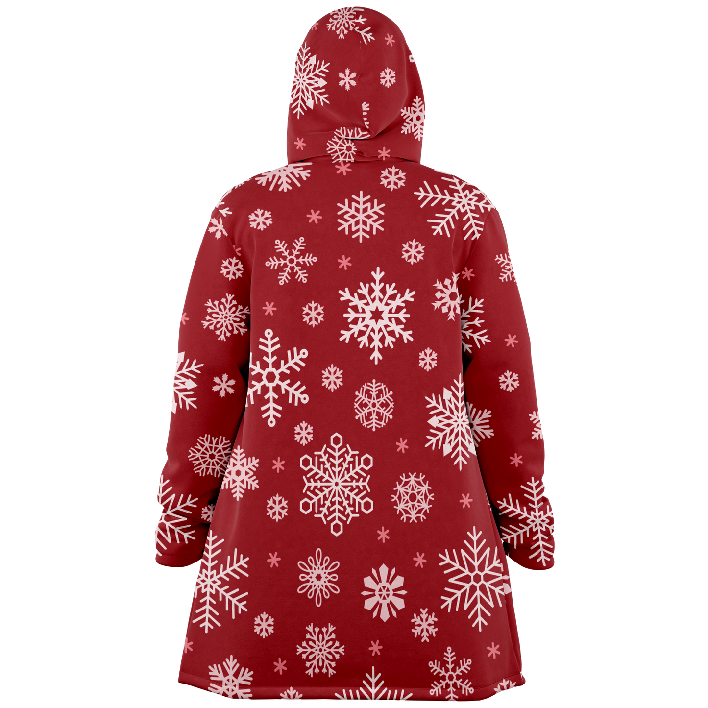 Red Snowfall Christmas Cloak