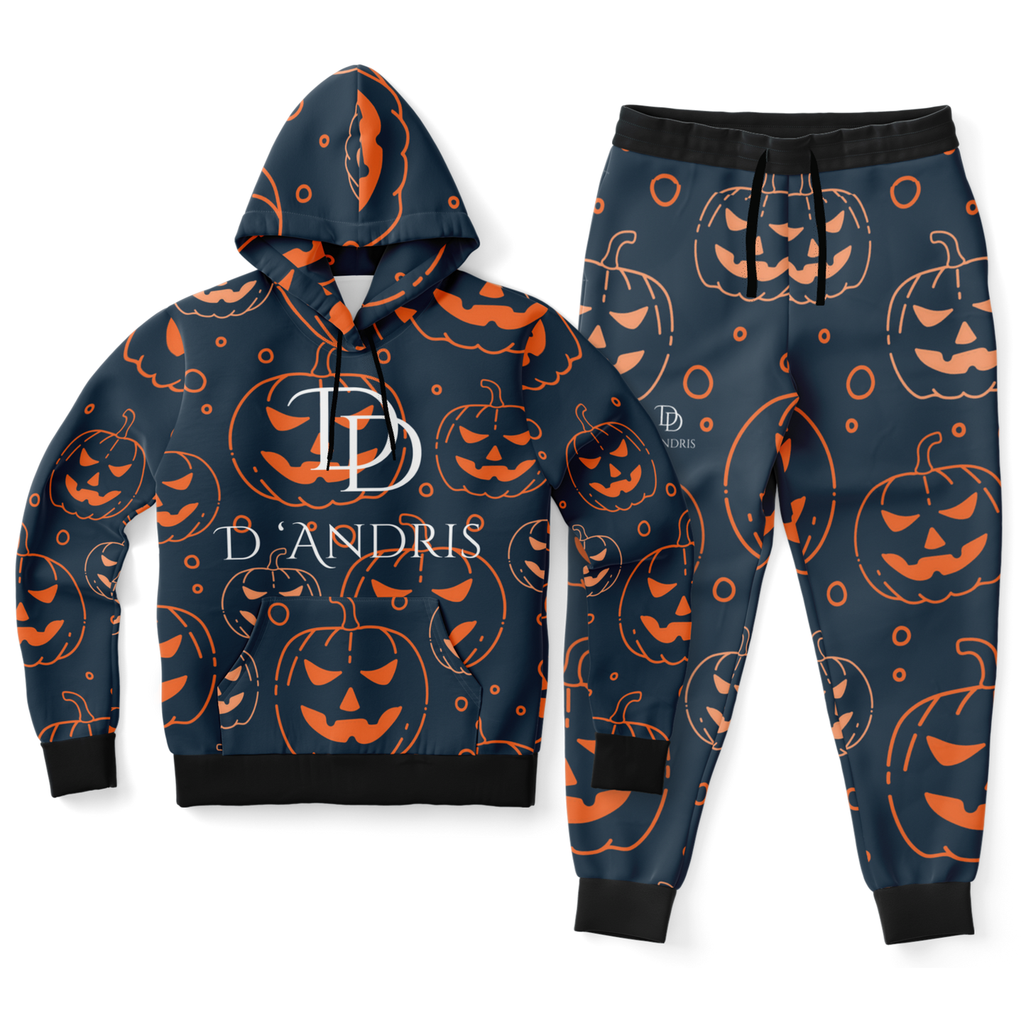 Halloween Jack-O-Lantern Pullover Hoodie & Jogger