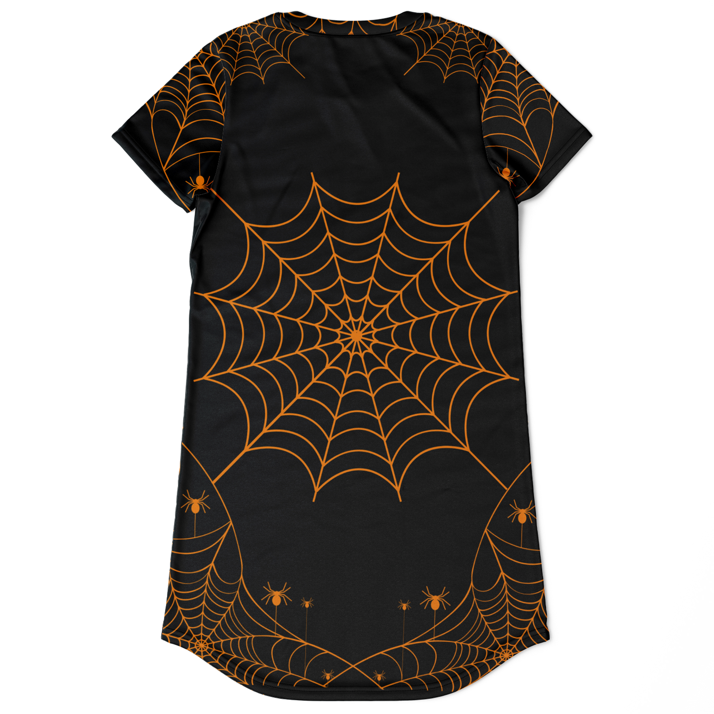 Halloween Web T-Shirt Dress