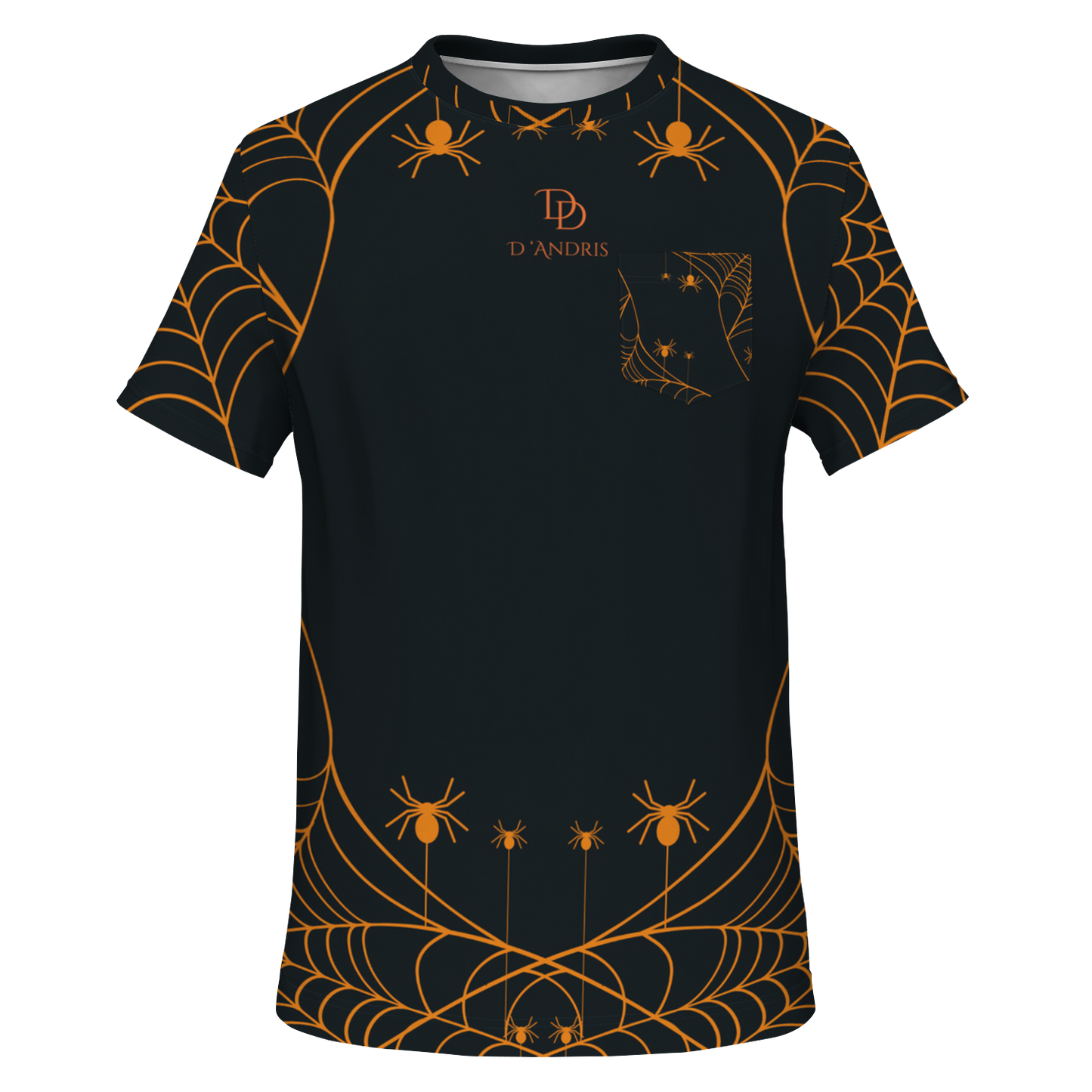 Halloween Web Pocket T-shirt