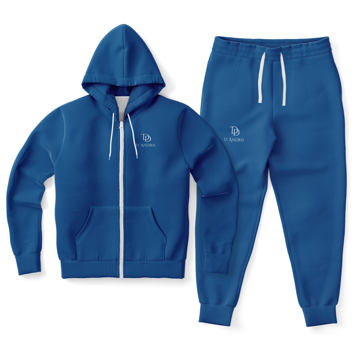 Blue Ziphoodie & Jogger