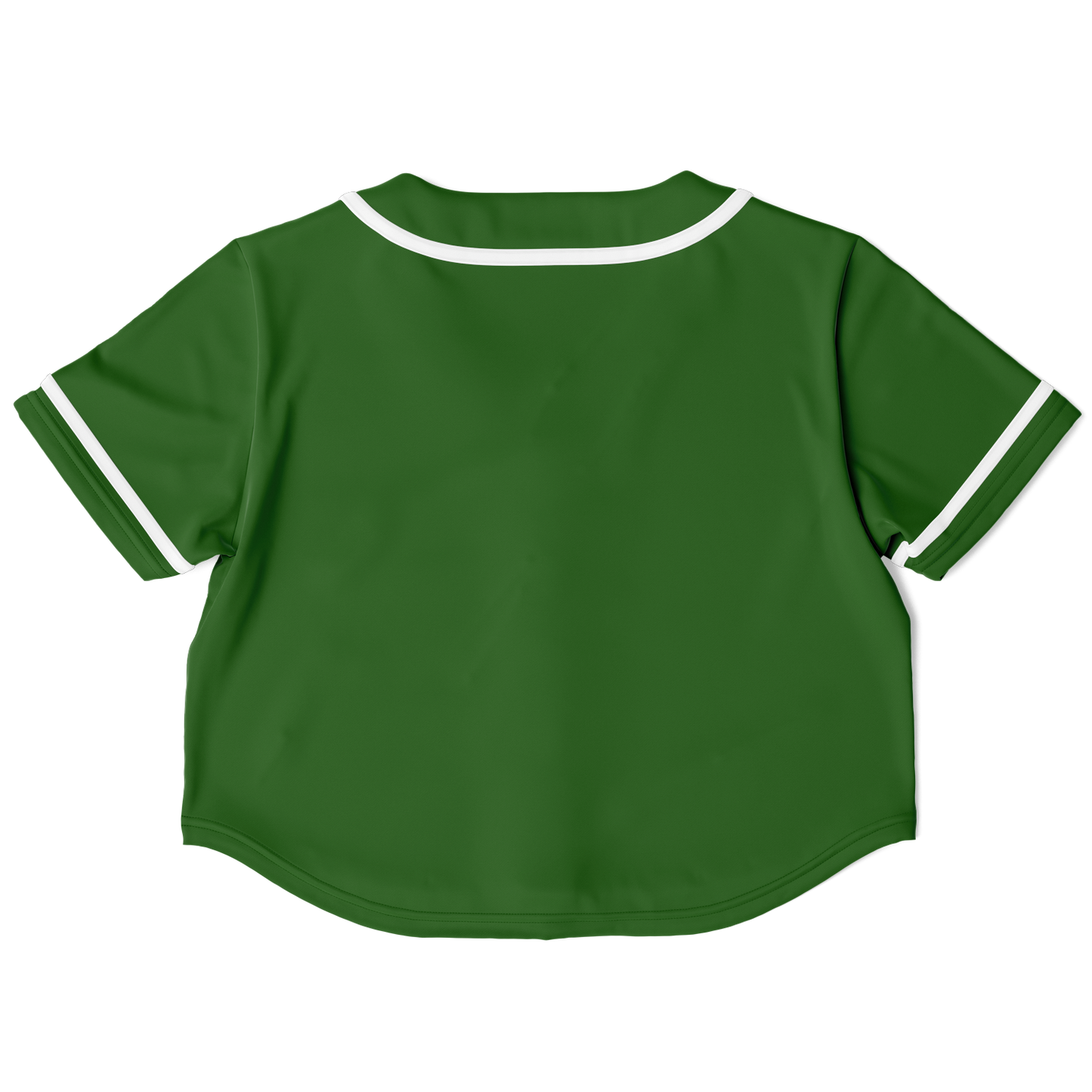 Green Cropped Baseball Jersey