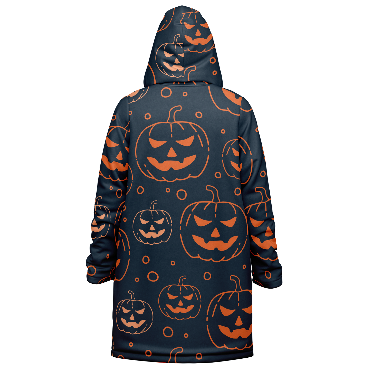 Halloween Jack-O-Lantern Zipper Cloak