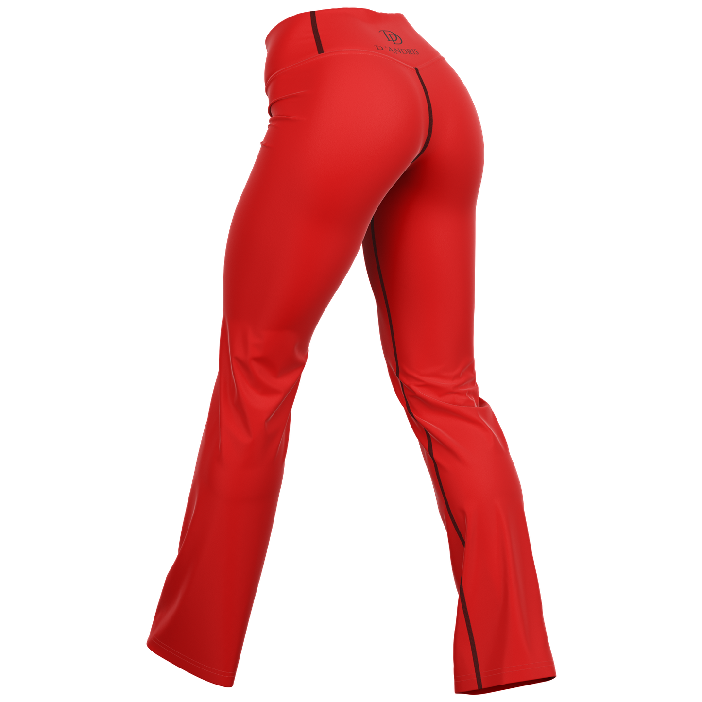 Red Flare Leggings