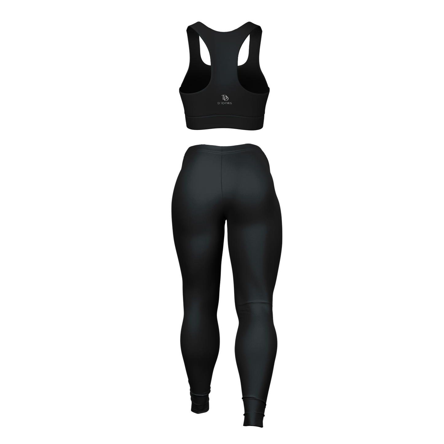 Black Padded Sports Bra & Leggings