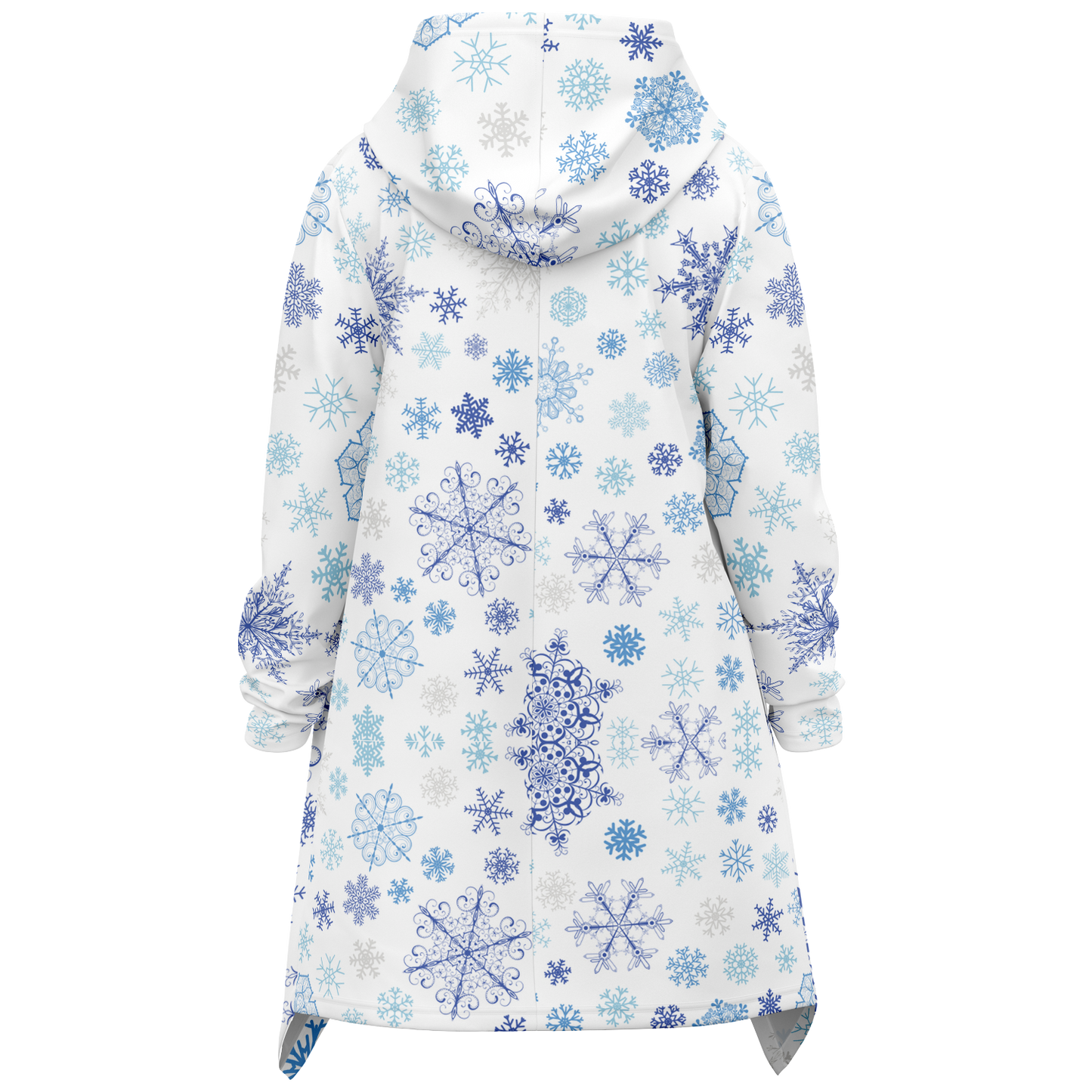 White Snowfall Christmas Heavyweight Elongated Cloak