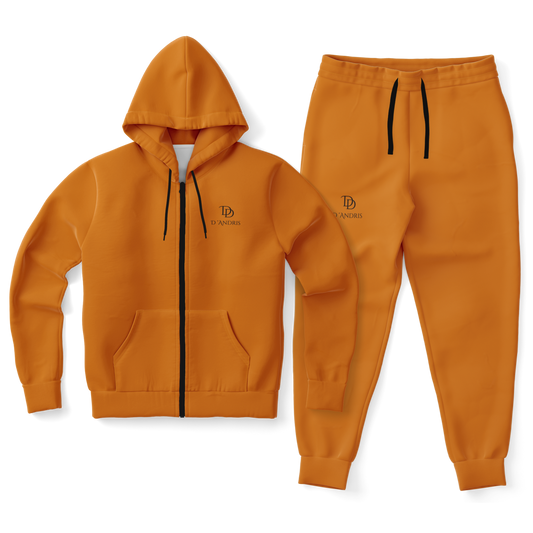Orange Ziphoodie & Jogger