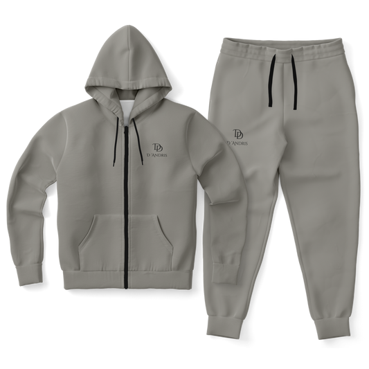 Gray Ziphoodie & Jogger