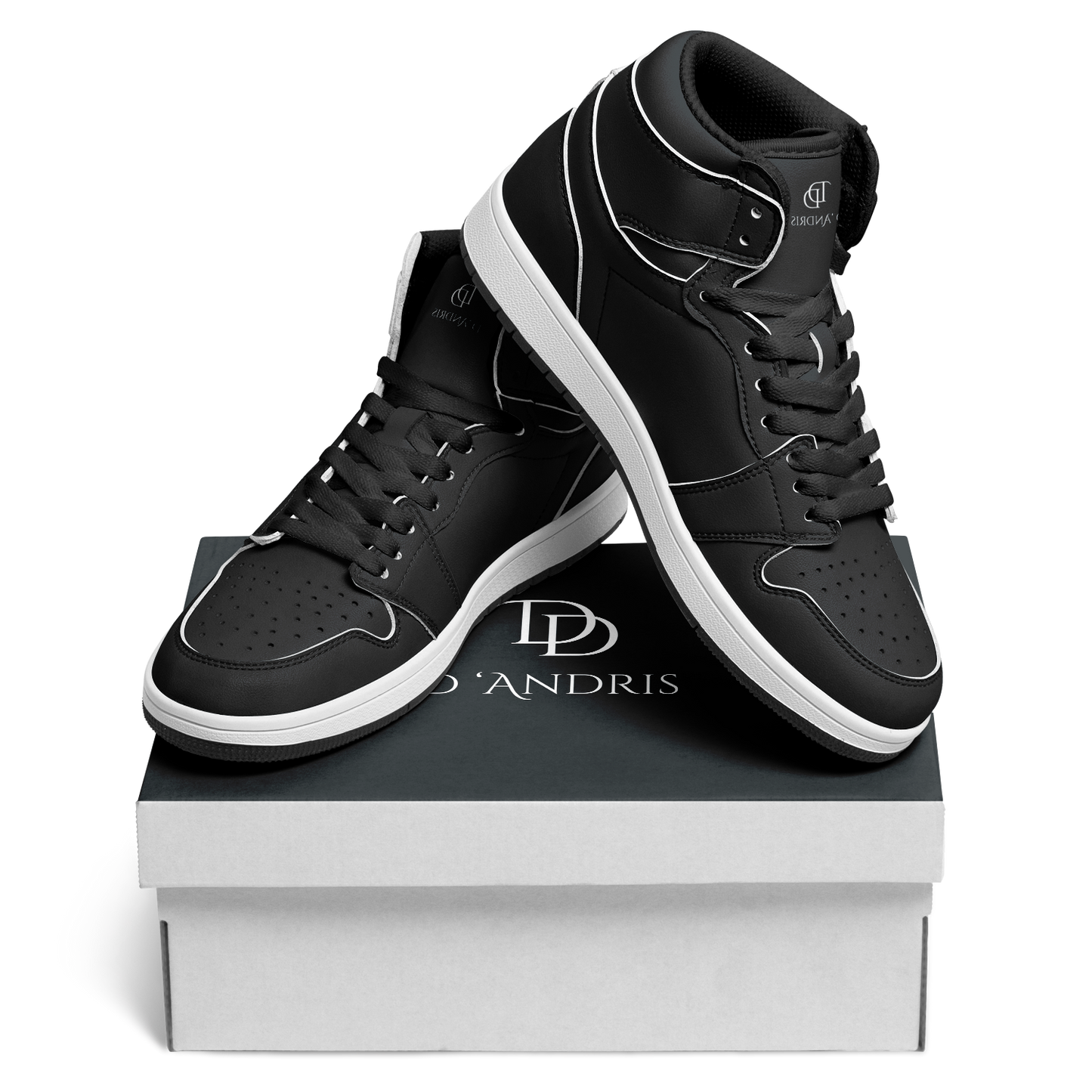 Black High Top Shoes