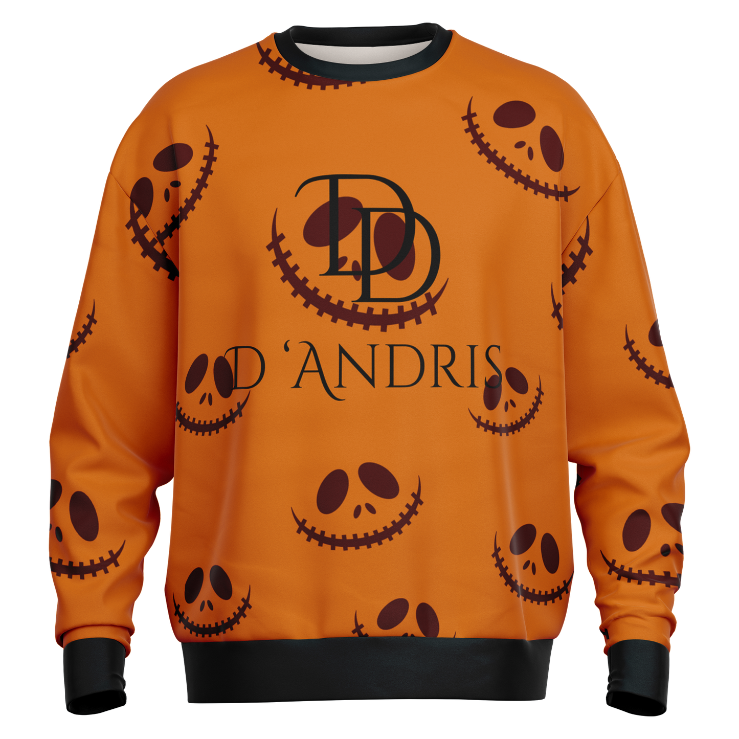 Halloween Jack's Smile Heavyweight Oversized Sweatshirt