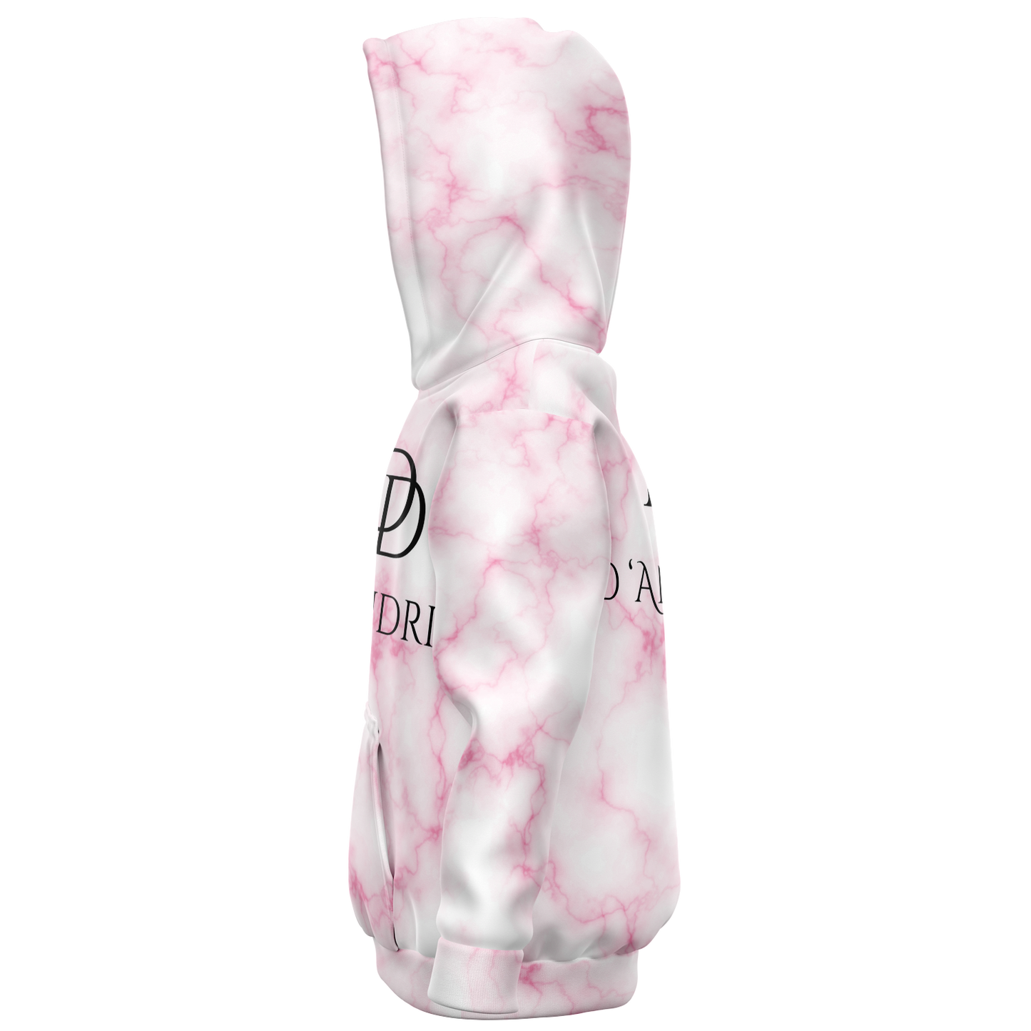 Pink Marble Kids Hoodie