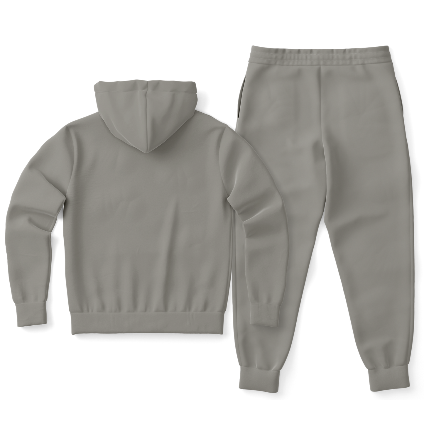 Gray Zip-Up Hoodie & Jogger