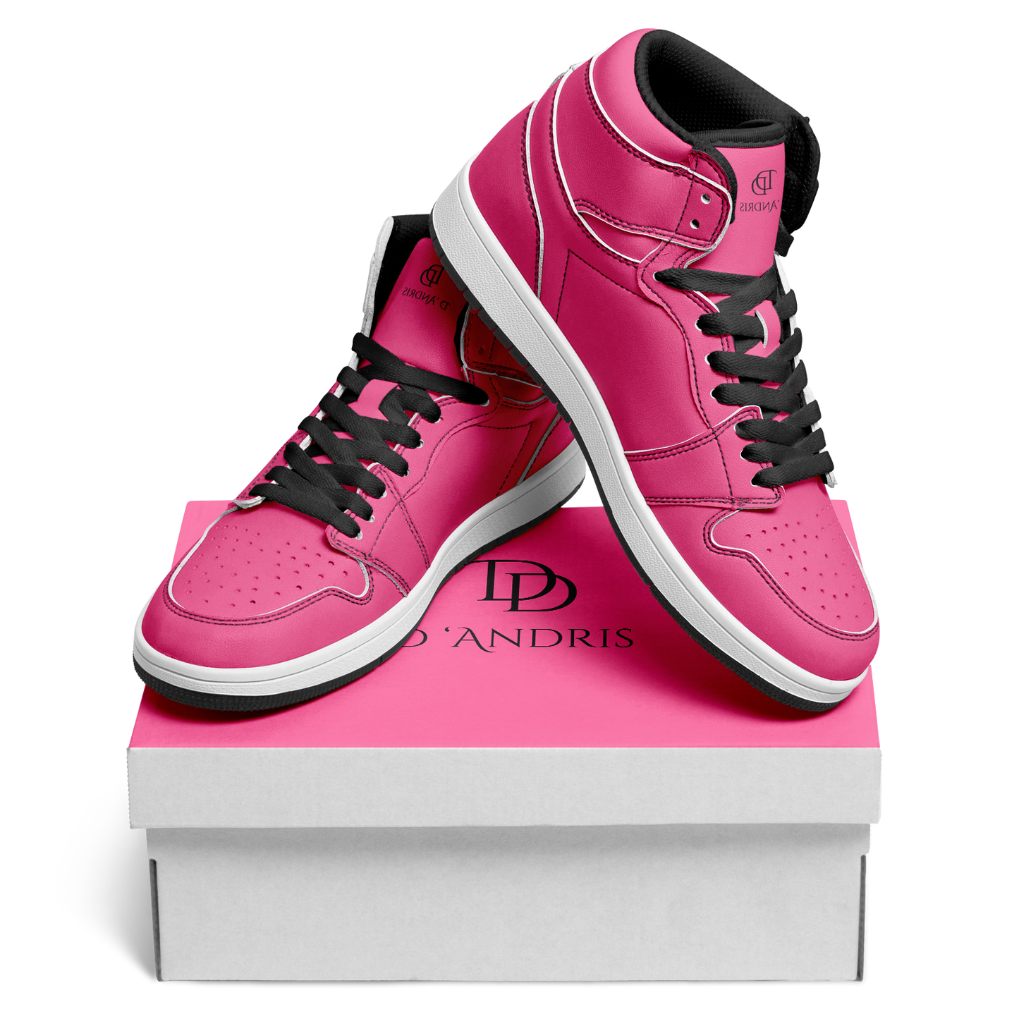 Pink High Top Shoes