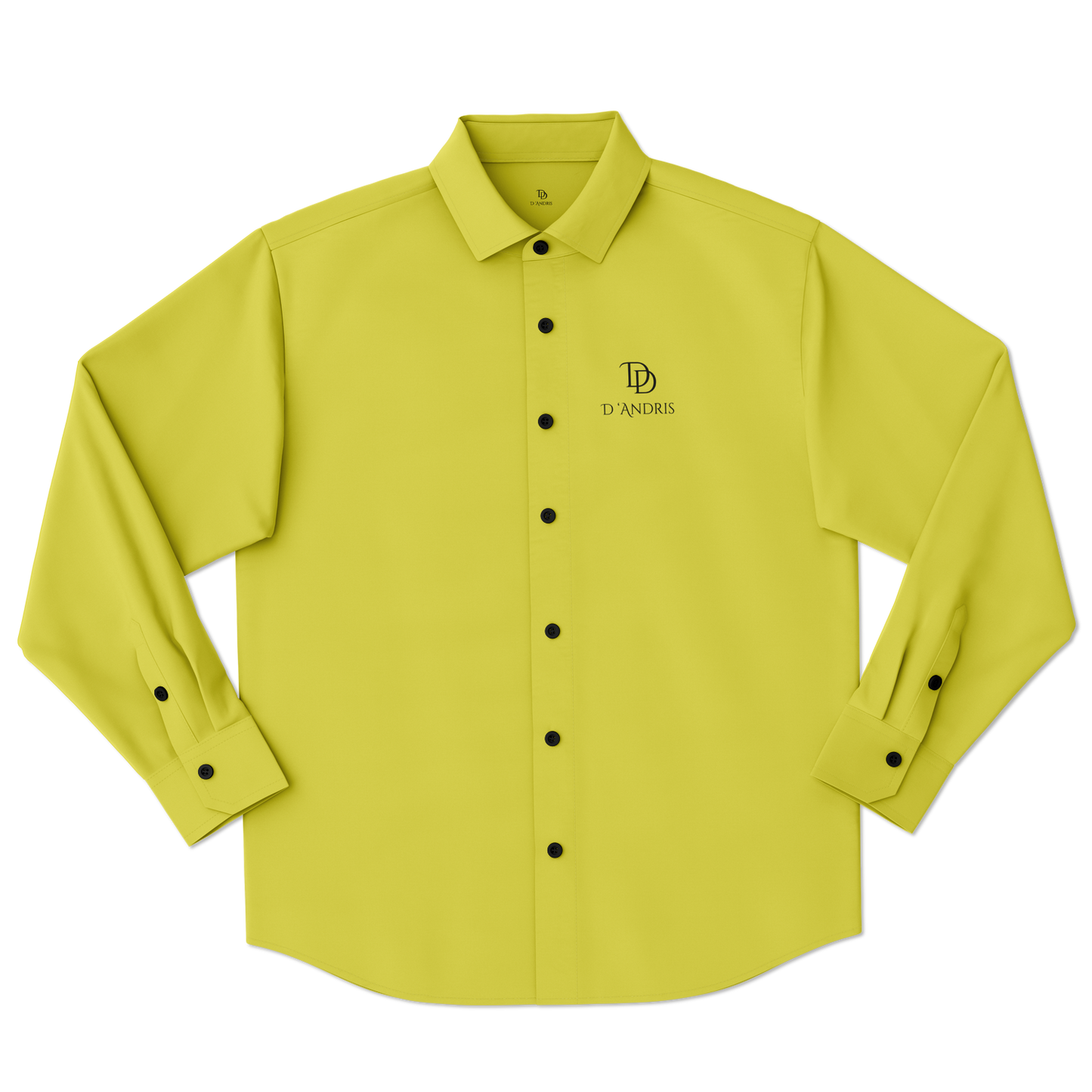 Yellow Long Sleeve Button Down Shirt