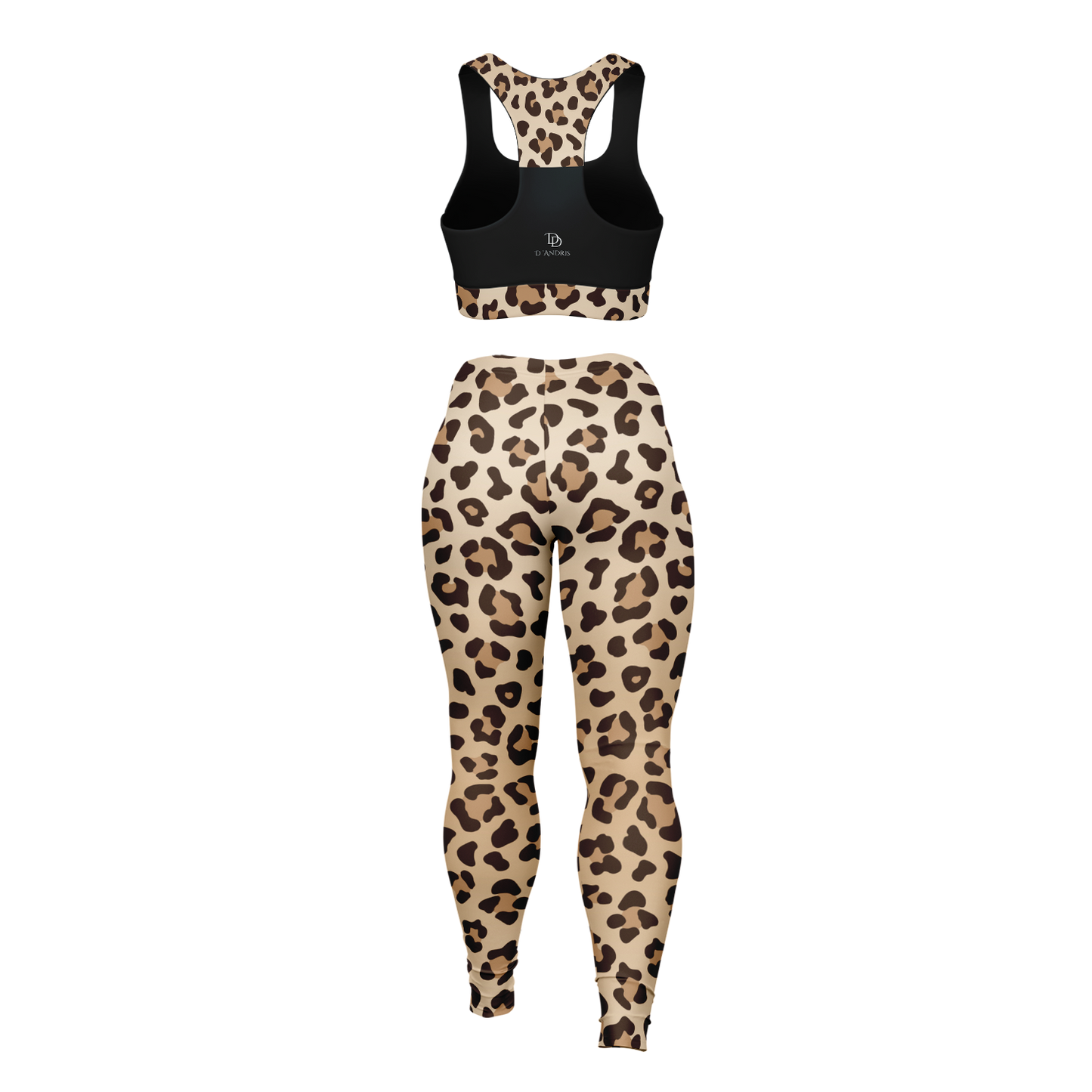 Leopard Padded Sports Bra & Leggings