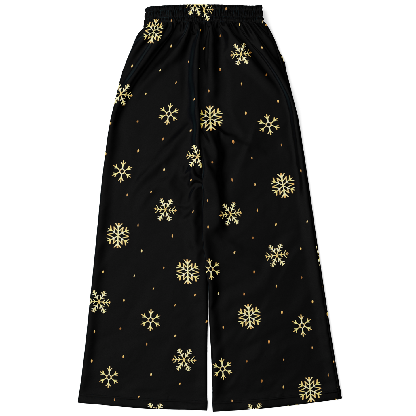 Black & Gold Christmas Flare Jogger