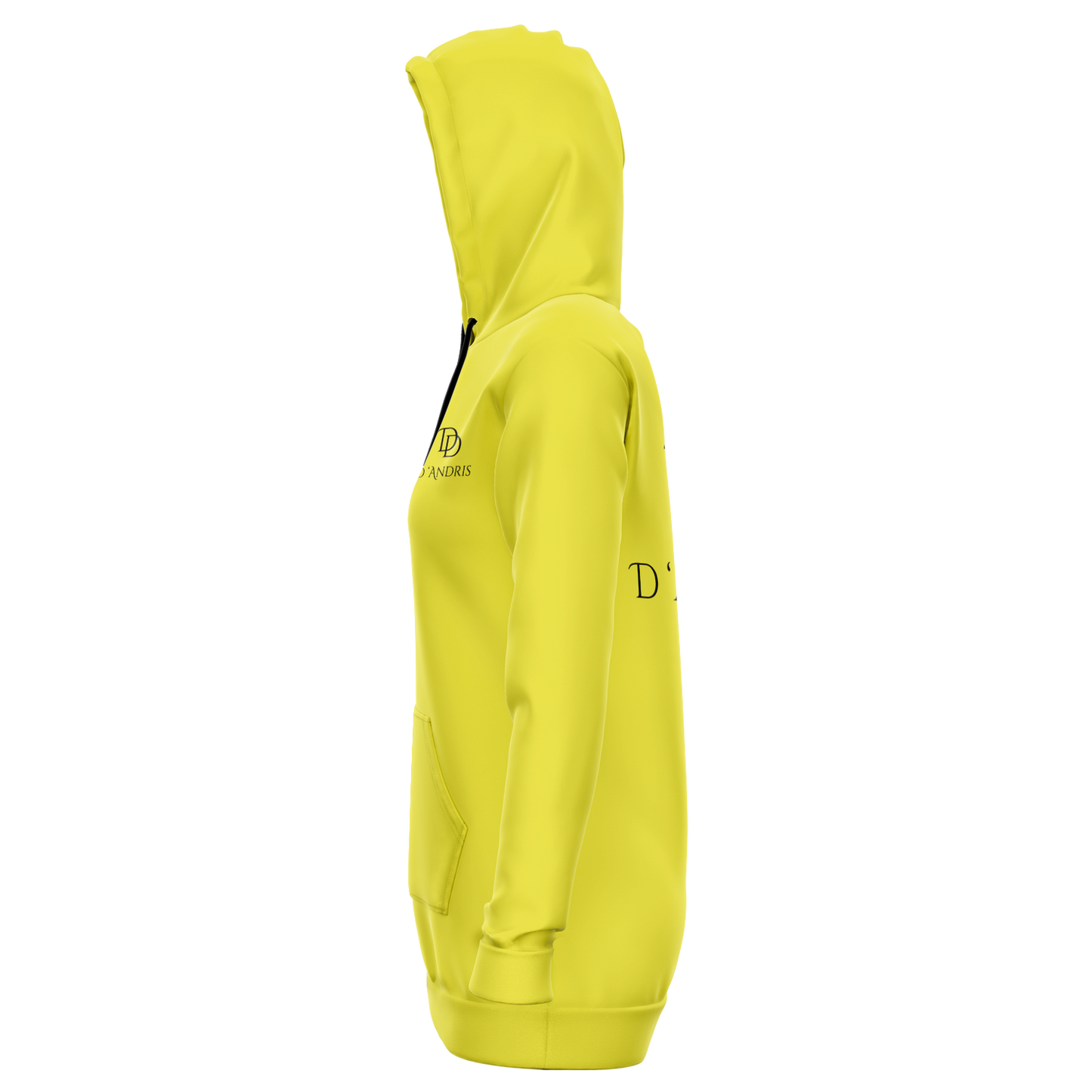 Yellow Longline Hoodie