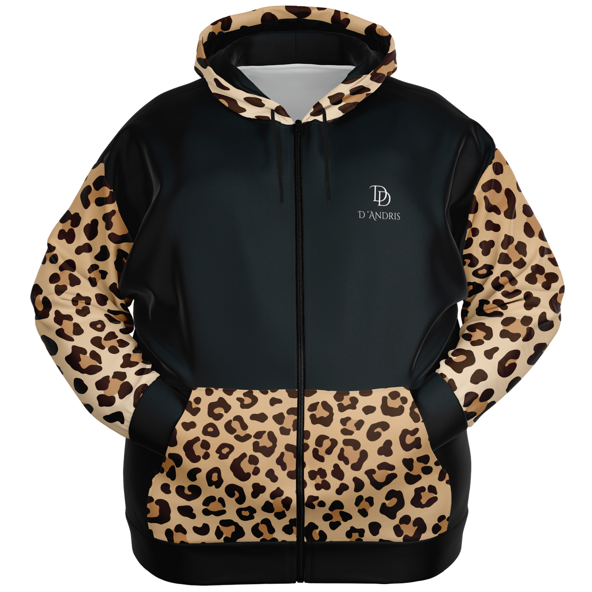 Leopard Plus-size Ziphoodie