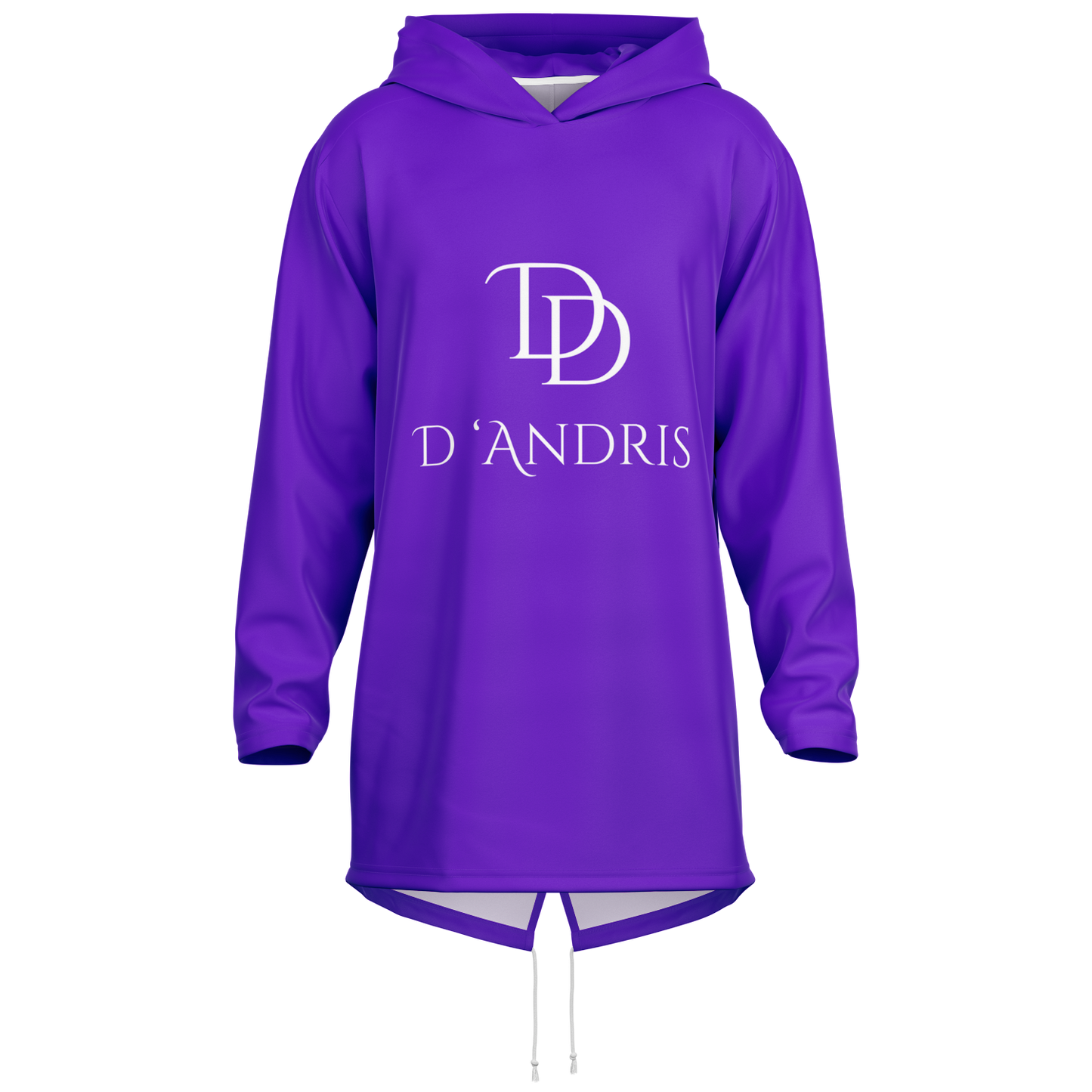 Purple Heavyweight Elongated Hoodie