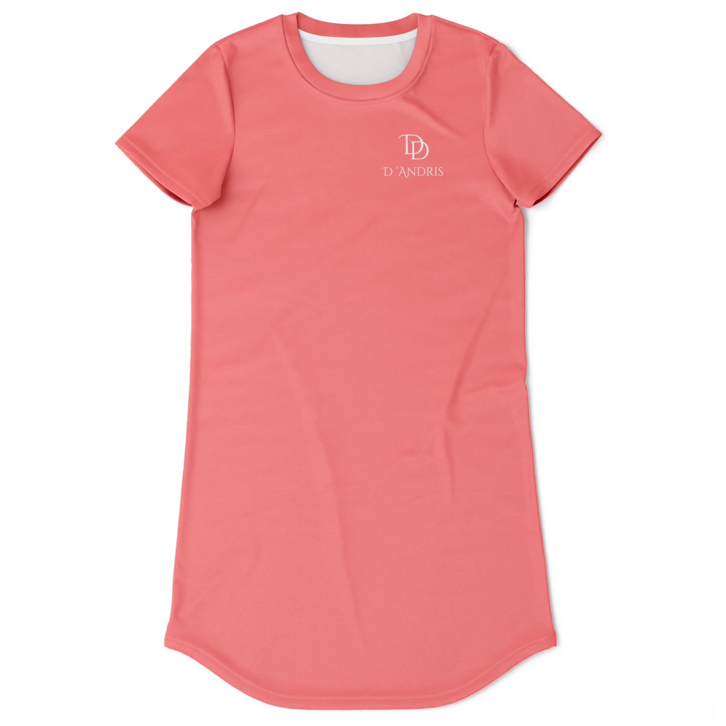 Salmon T-Shirt Dress
