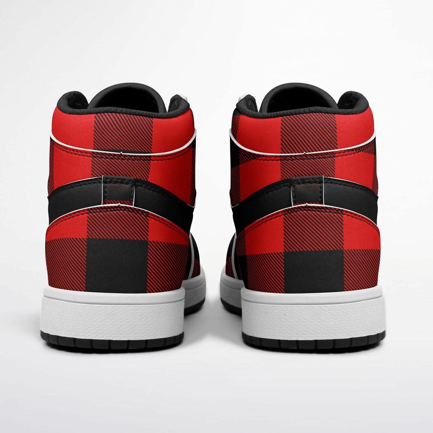 Plaid High Top Shoes