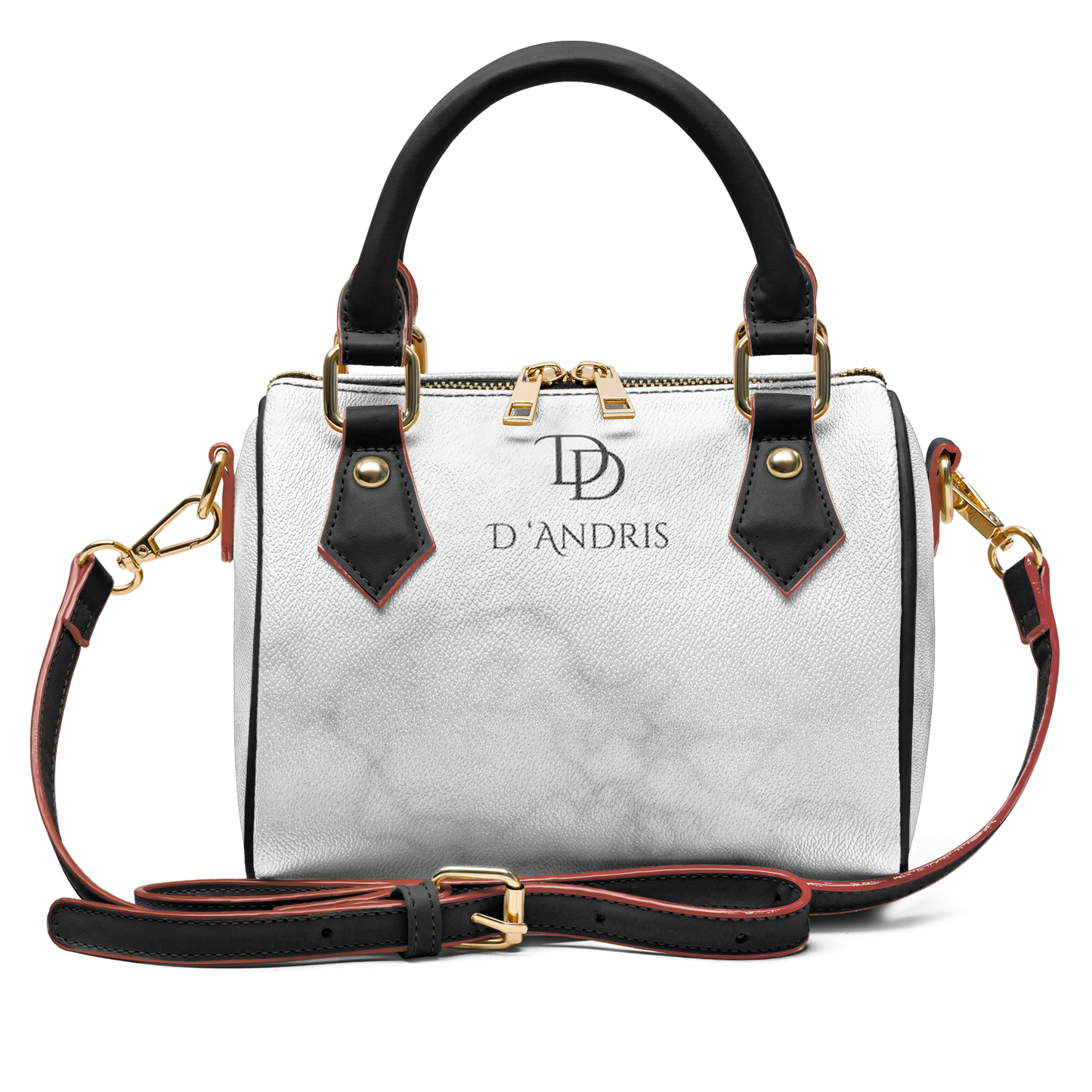 White marble Cross-body Handbag
