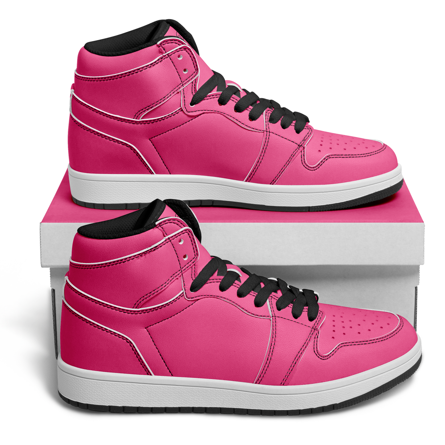 Pink High Top Shoes