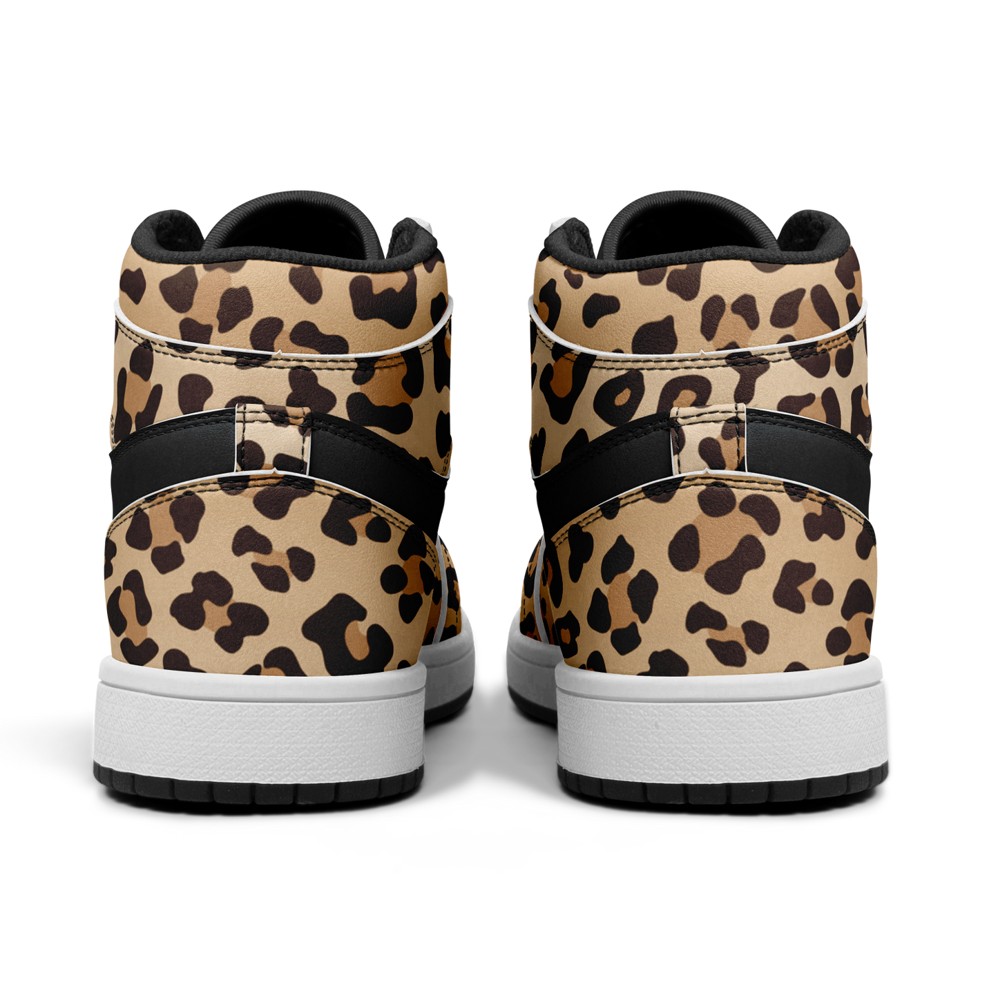 Leopard High Top Shoes