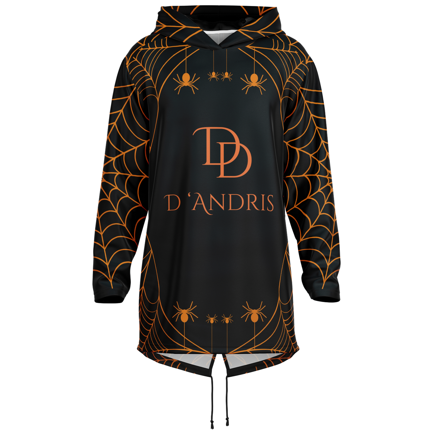 Halloween Web Heavyweight Elongated Hoodie