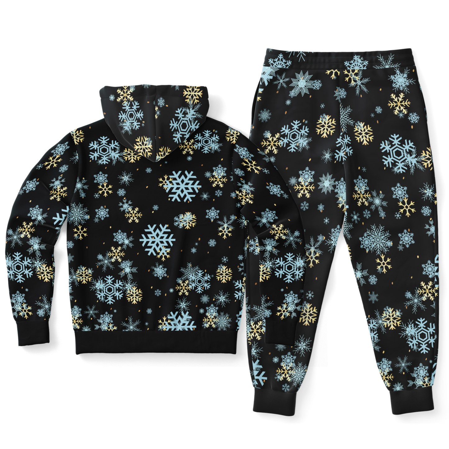 Black Snowfall Christmas Hoodie & Jogger