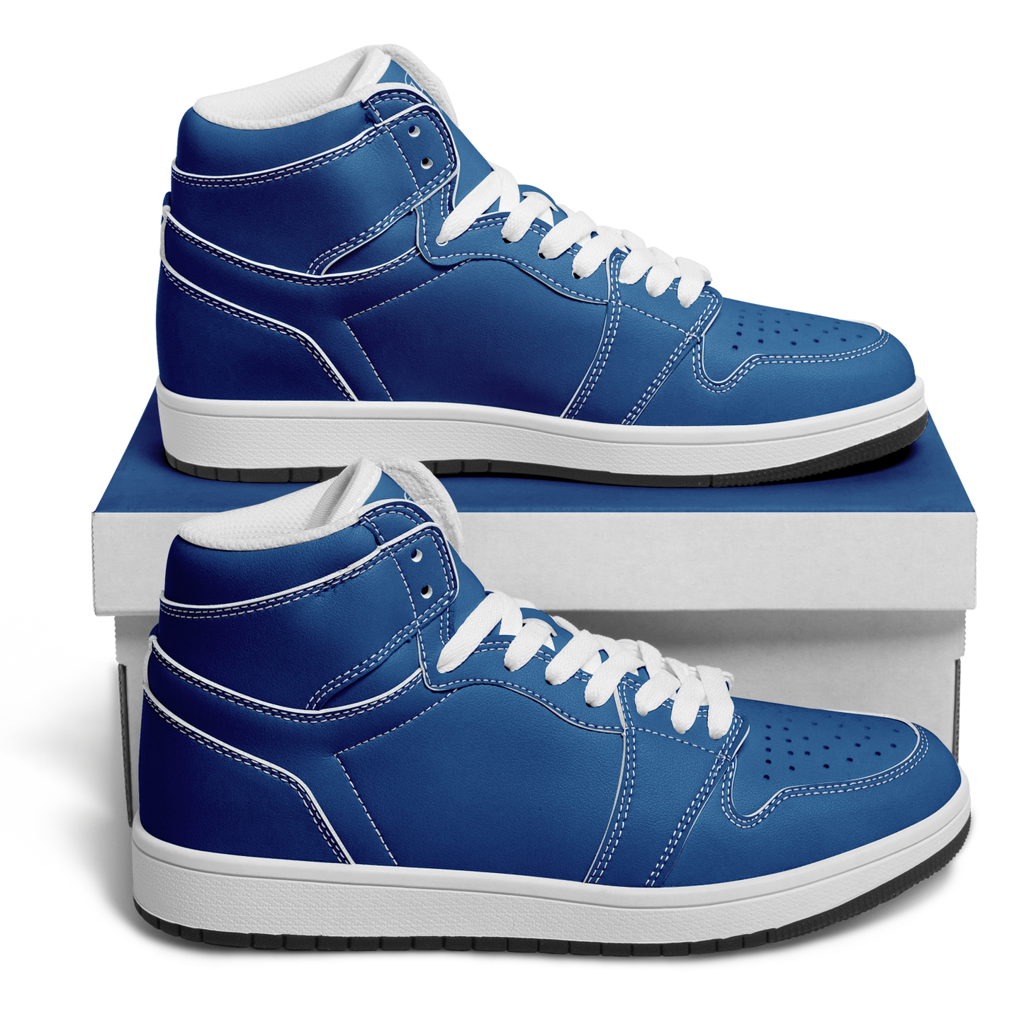 Blue High Top Shoes