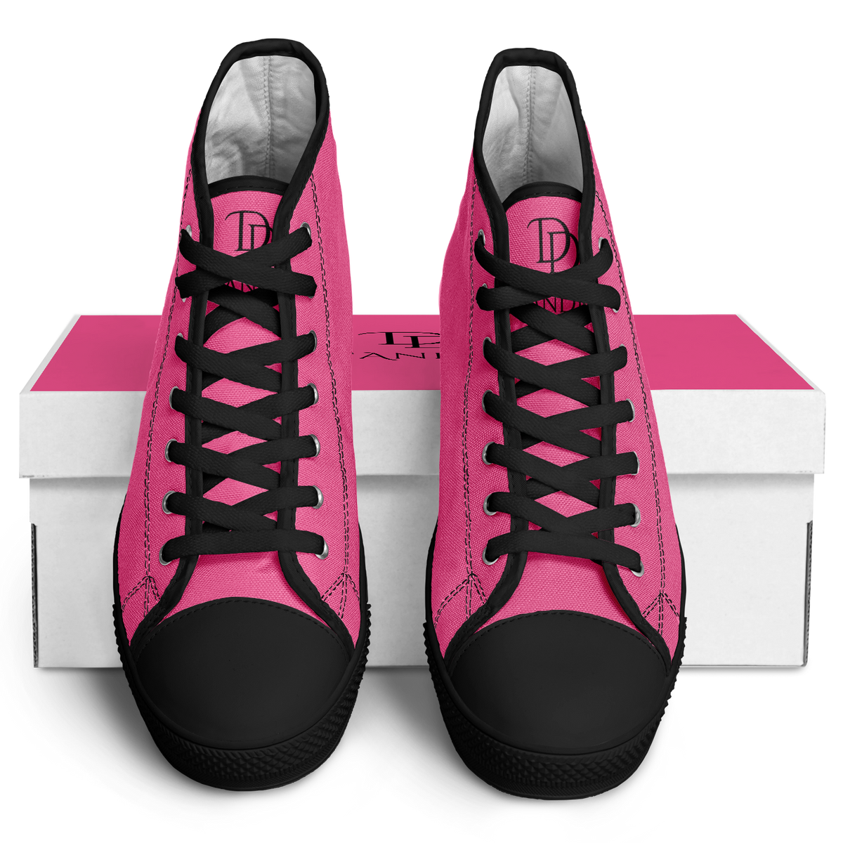 Pink High Top Shoes