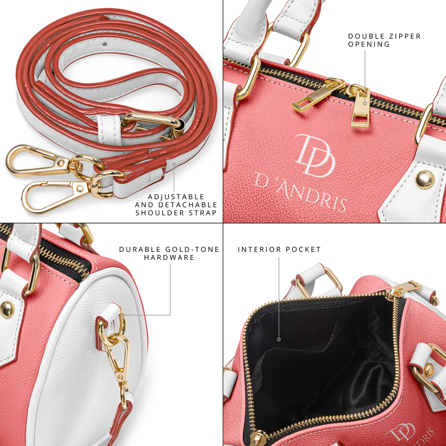 Salmon Cross-body Handbag