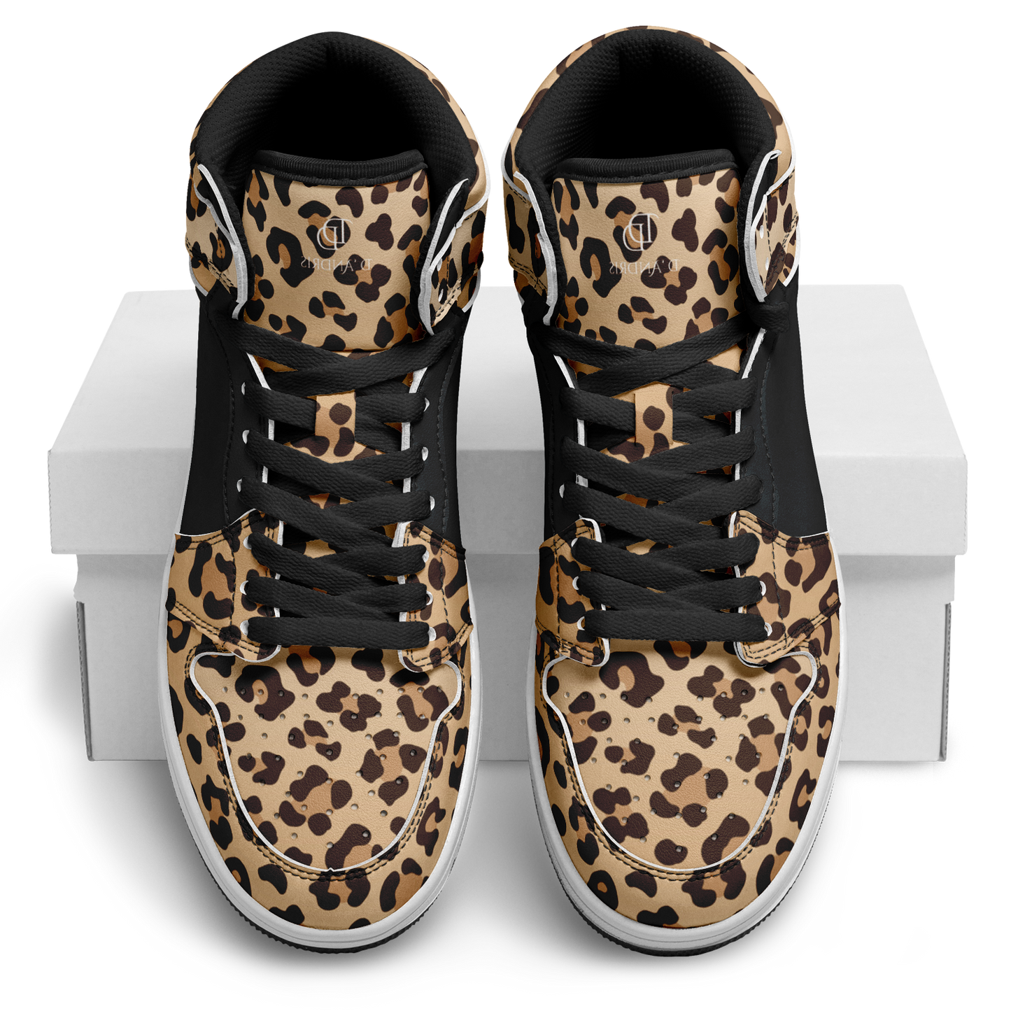 Leopard High Top Shoes